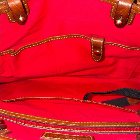 Vintage Dooney & Bourke Tan and Black Zebra Satchel - Picture 10 of 10